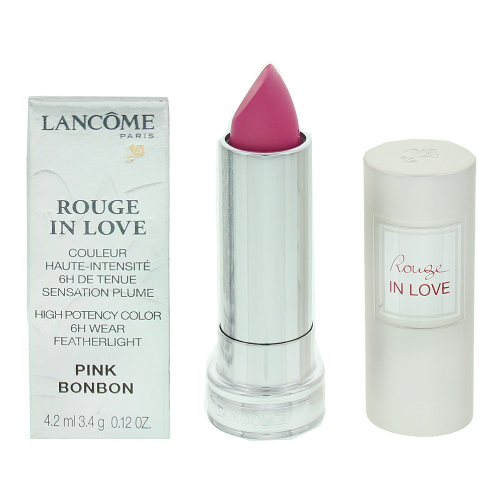 Lancôme Rouge In Love High Potency 6h Wear #361M Pink Bonbon Lip Color 3.4g