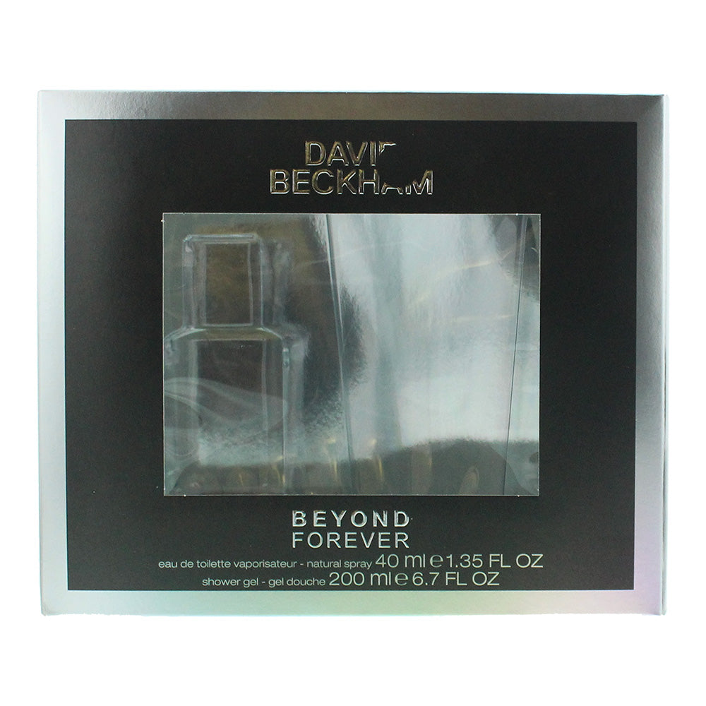 David Beckham Beyond Forever 2 Piece Gift Set: Eau de Toilette 40ml - Shower Gel 200ml - Box
