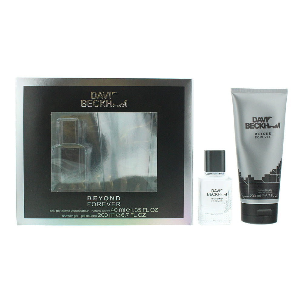 David Beckham Beyond Forever 2 Piece Gift Set: Eau de Toilette 40ml - Shower Gel 200ml