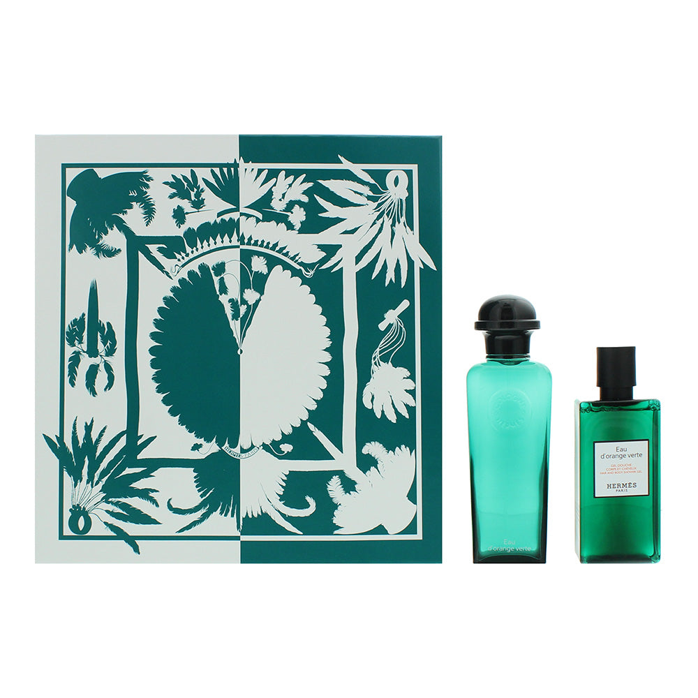 Hermès Eau D'orange Verte 2 Piece Gift Set: Eau de Cologne 100ml - Hair And Body