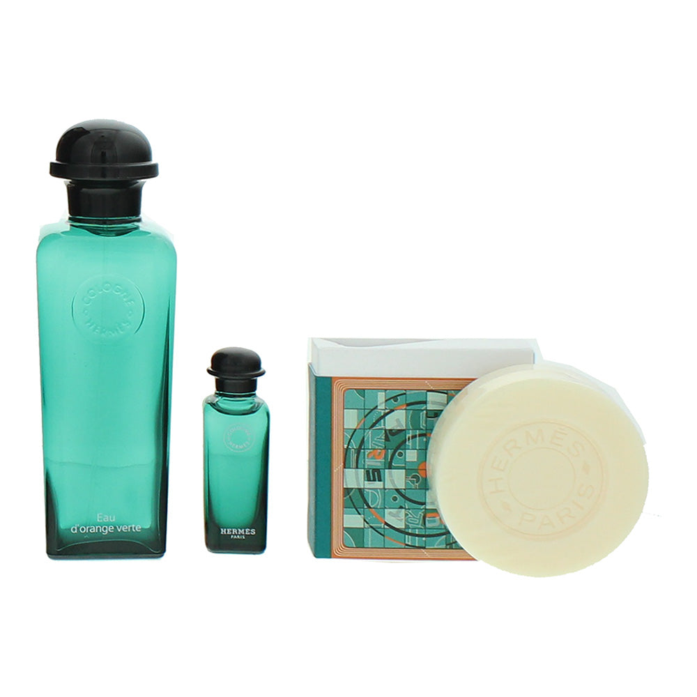 Hermès Eau D'orange Verte 3 Piece Gift Set: Eau de Cologne 100ml - Eau de Cologn - Product