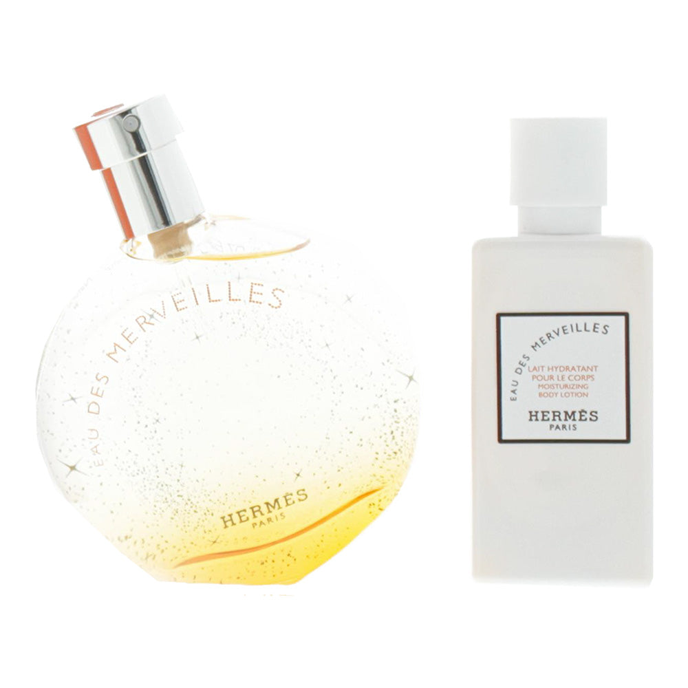 Hermès Eau des Merveilles 2 Piece Gift Set: Eau de Toilette 50ml - Body Lotion 40ml - Product