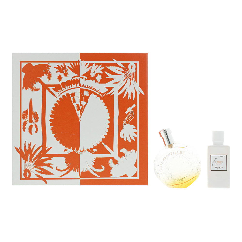 Hermès Eau des Merveilles 2 Piece Gift Set: Eau de Toilette 50ml - Body Lotion 40ml