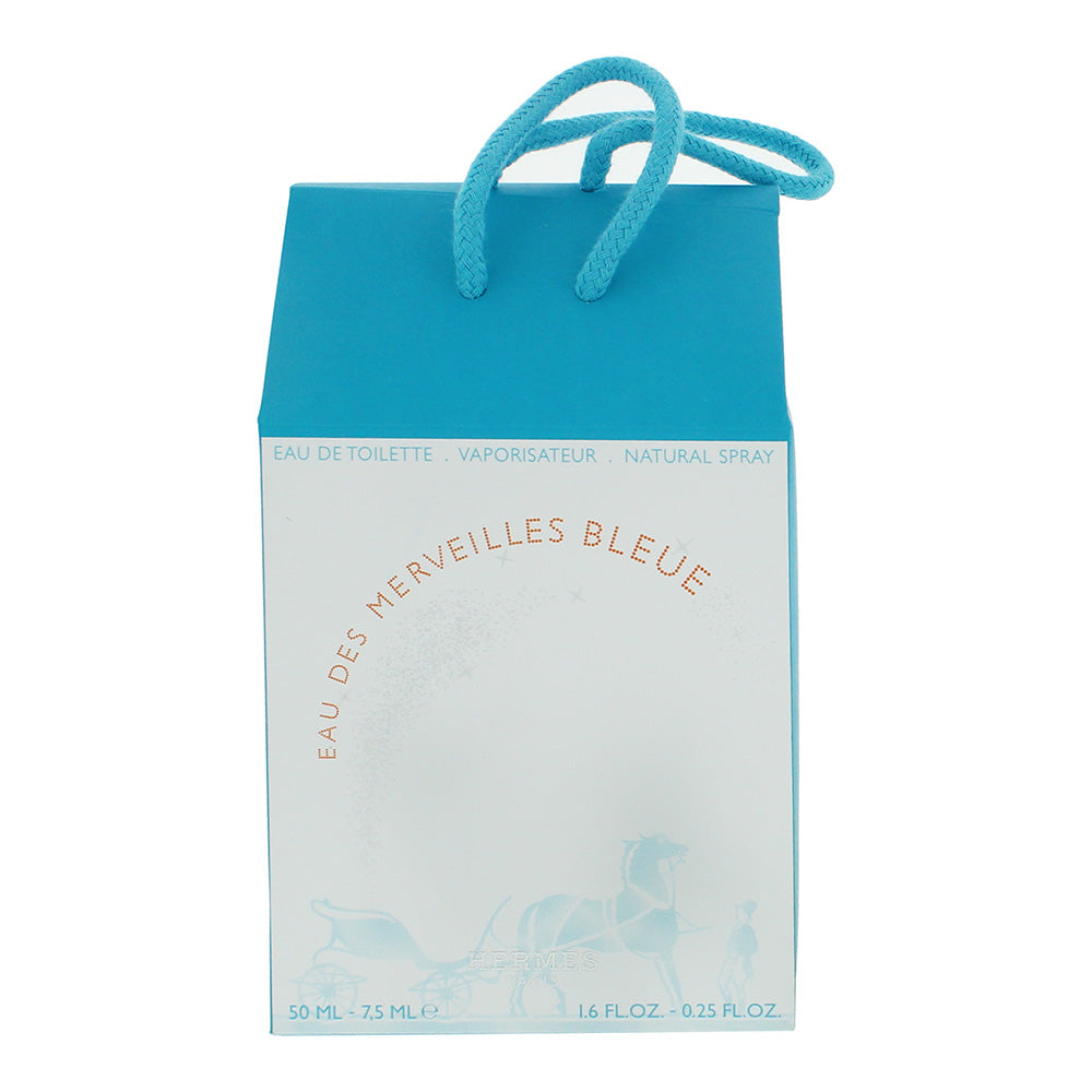 Hermès Eau des Merveilles Bleue 2 Piece Gift Set: Eau de Toilette 50ml - Eau de  - Box