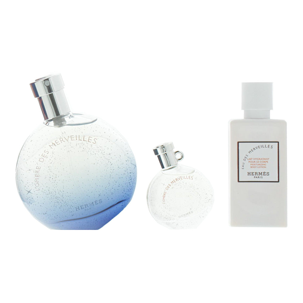 Hermès L'Ombre des Merveilles 3 Piece Gift Set: Eau de Parfum 50ml - Eau de Parf - Product