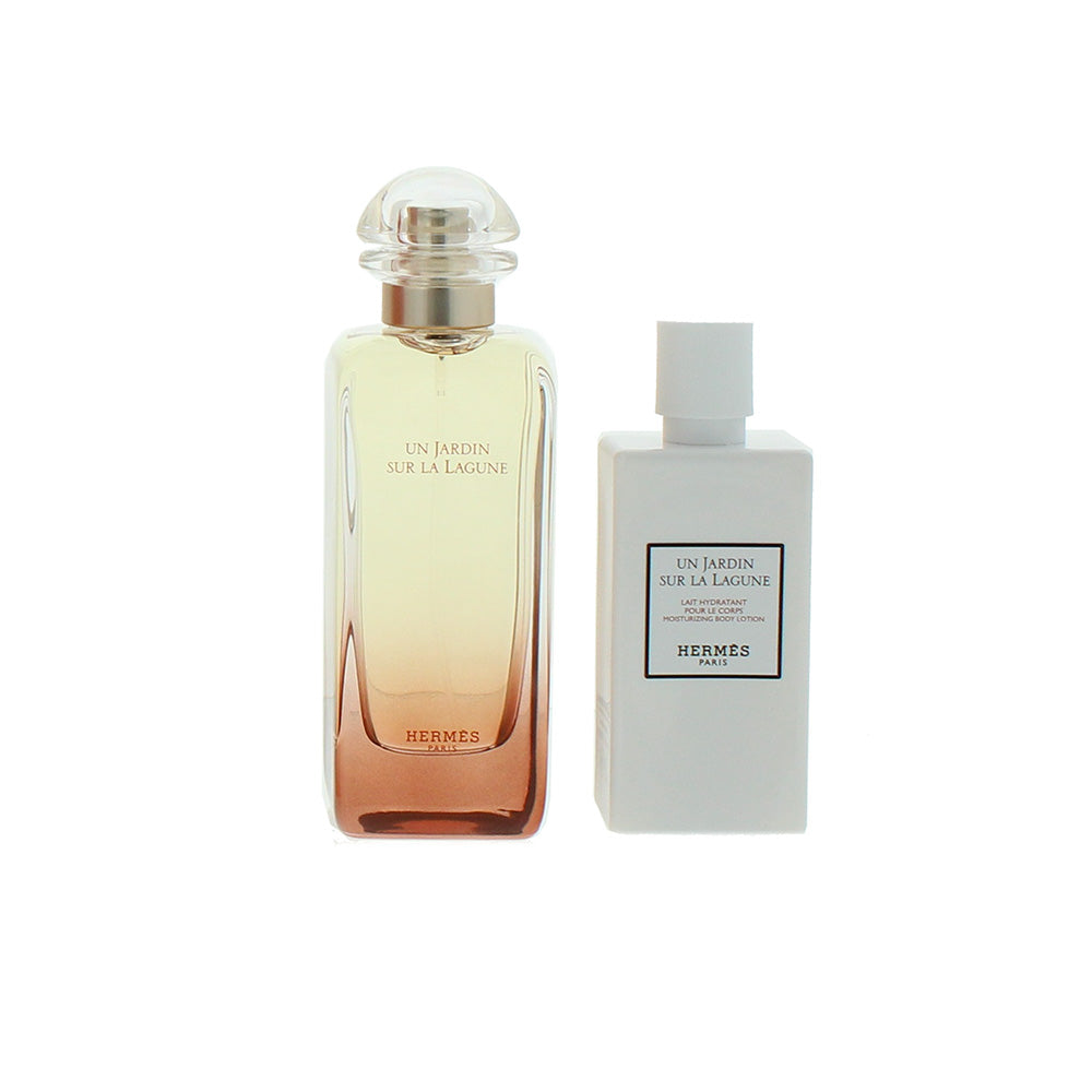 Hermès Un Jardin Sur La Lagune 2 Piece Gift Set: Eau de Toilette 100ml - Body Lotion 80ml - Product