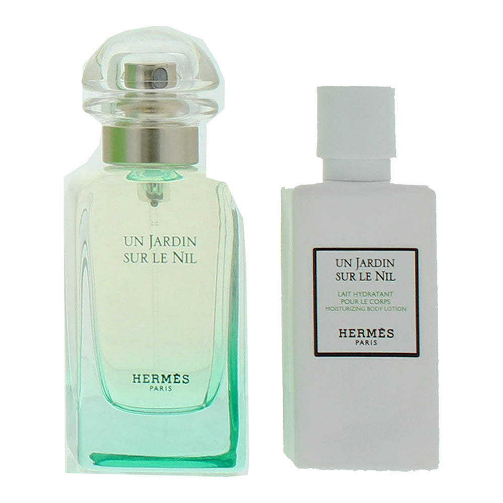 Hermès Un Jardin Sur Le Nil 2 Piece Gift Set: Eau de Toilette 50ml - Body Lotion - Product