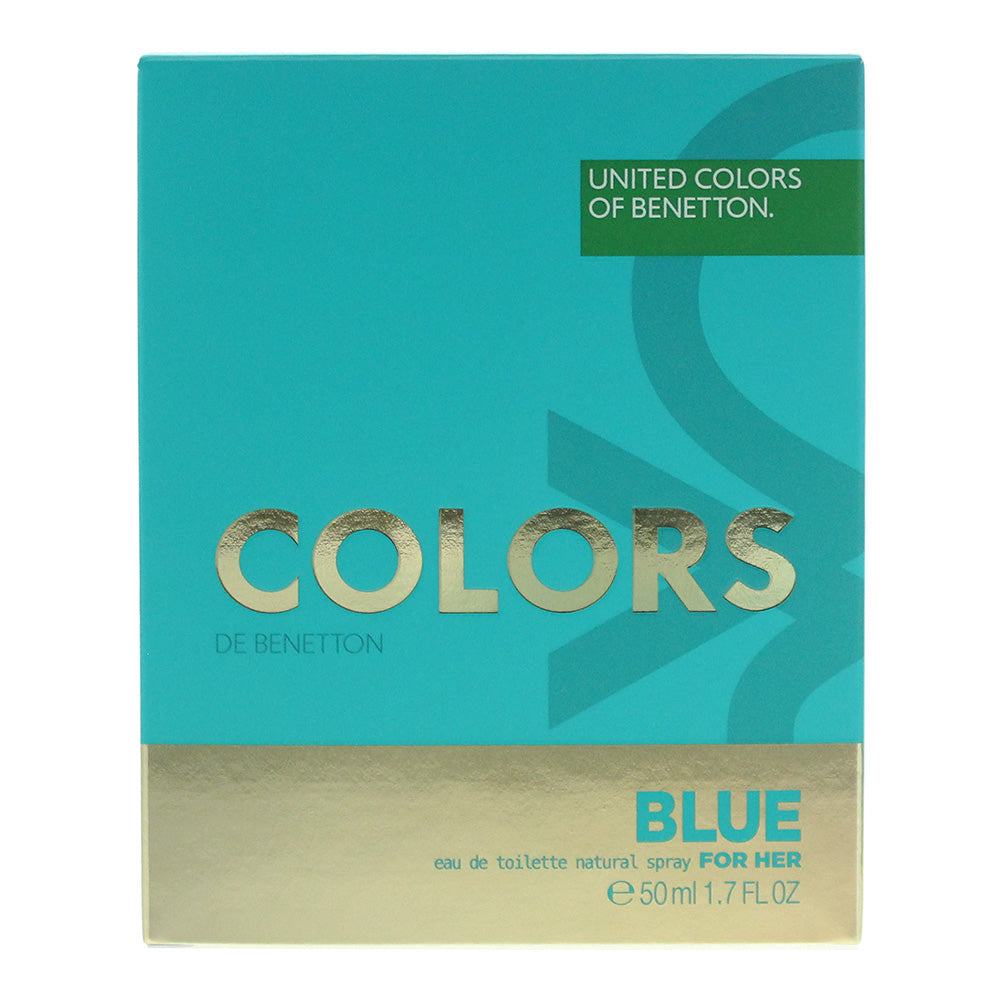 Benetton Colors Blue Eau de Toilette 50ml - Box
