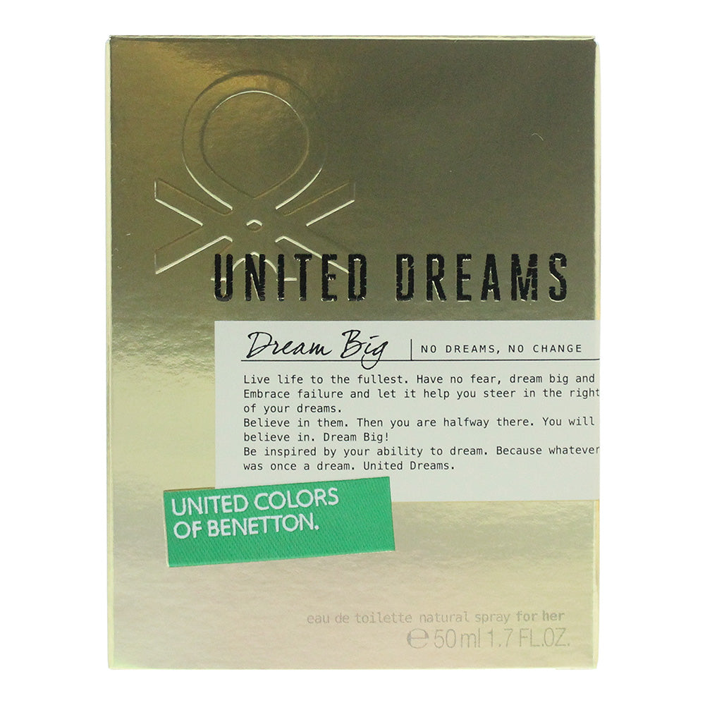 Benetton United Dreams Dream Big Eau de Toilette 50ml - Box