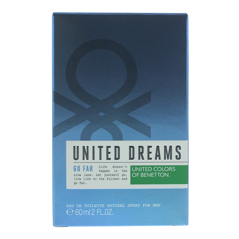 Benetton United Dreams Go Far Eau de Toilette 60ml - Box