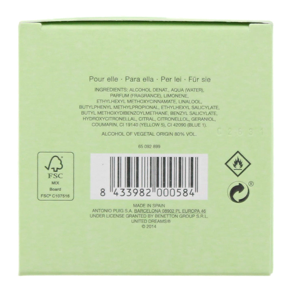 Benetton United Dreams Live Free Eau De Toilette 50ml