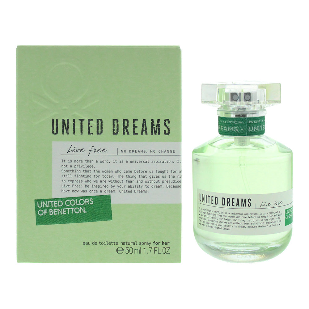 Benetton United Dreams Live Free Eau de Toilette 50ml