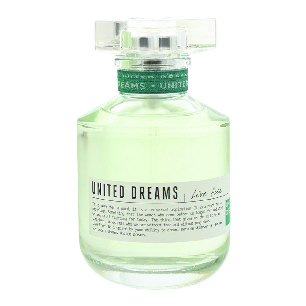 Benetton United Dreams Live Free Eau de Toilette 80ml - Product