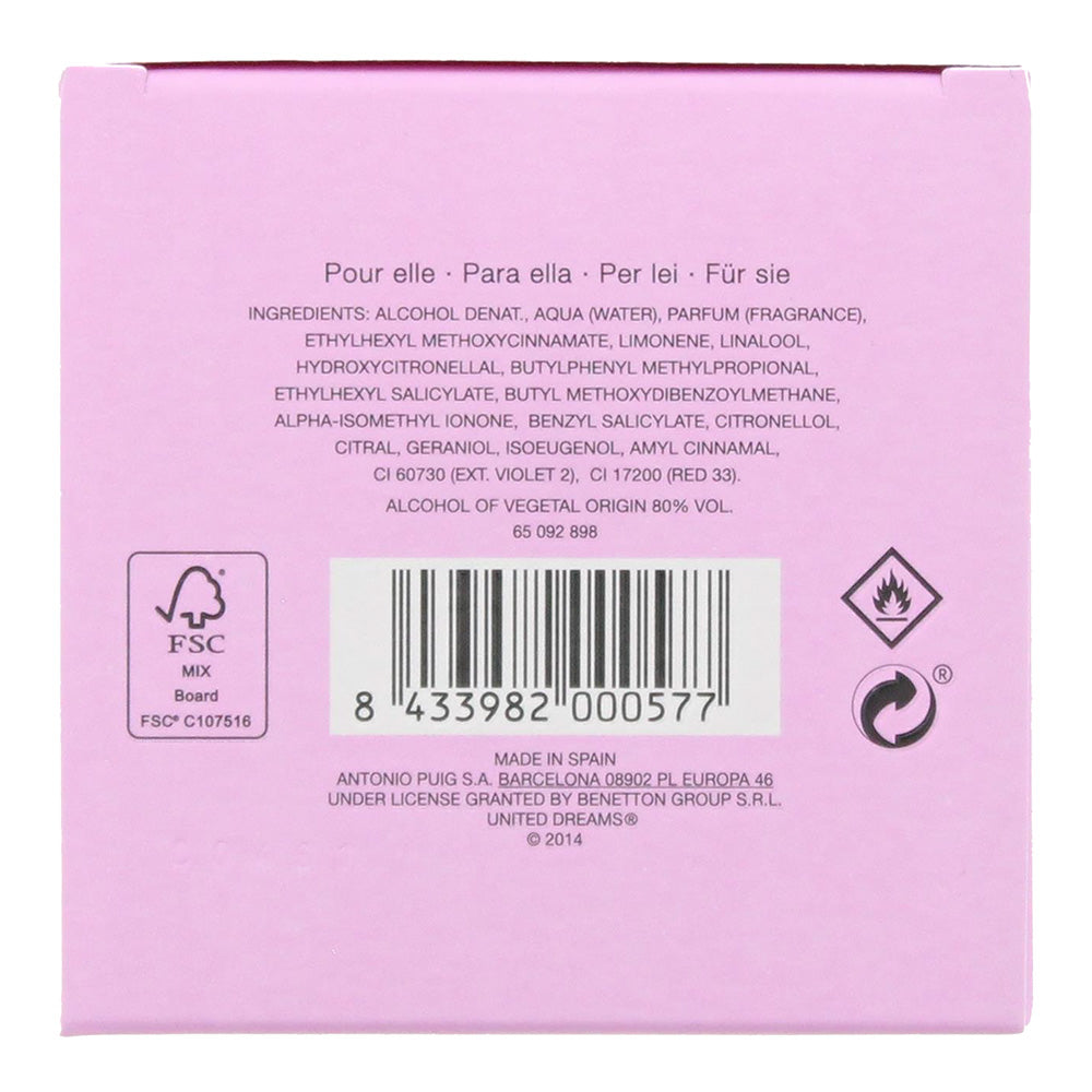 Benetton United Dreams Love Yourself Eau De Toilette 50ml