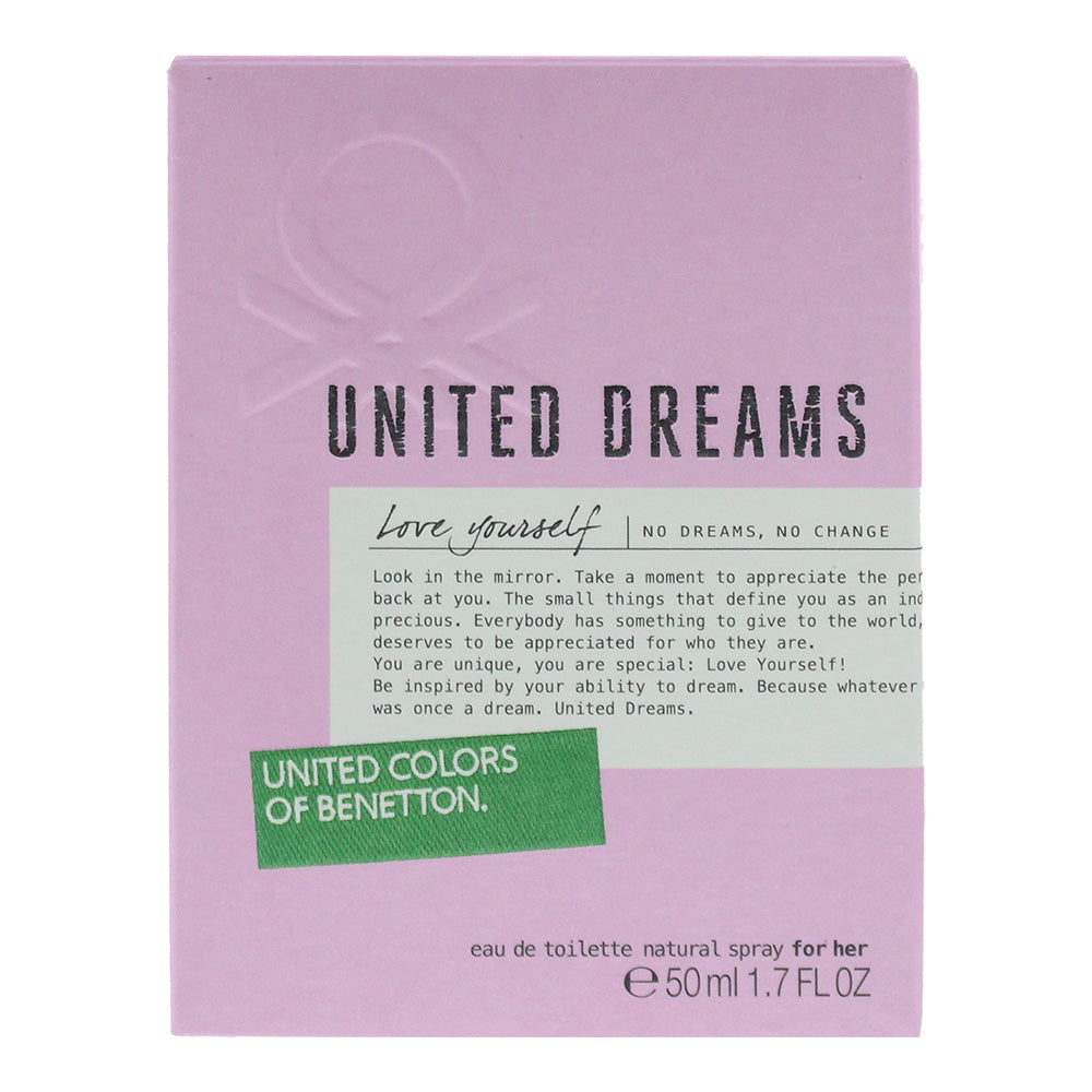 Benetton United Dreams Love Yourself Eau de Toilette 50ml - Box