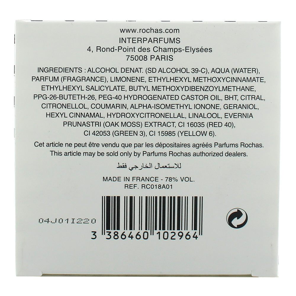 Rochas Moustache Eau De Toilette 125ml