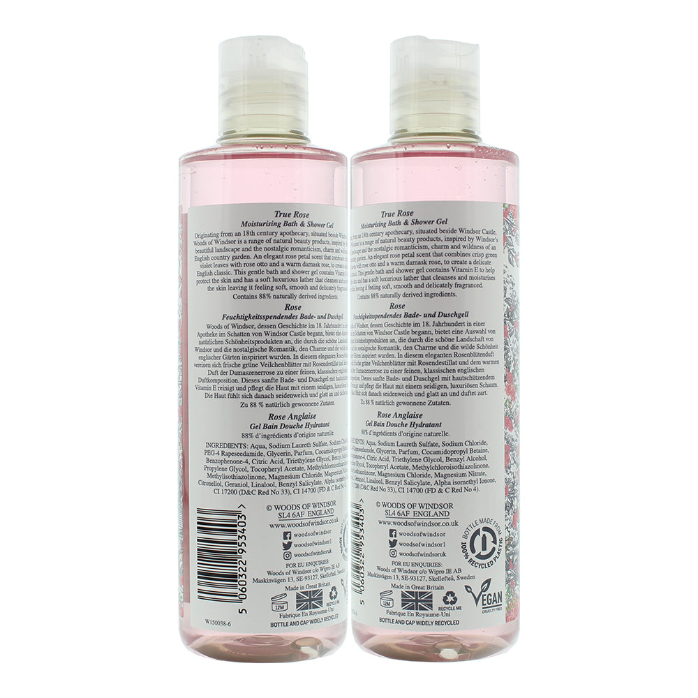 Woods Of Windsor True Rose Bath & Shower Gel 250ml