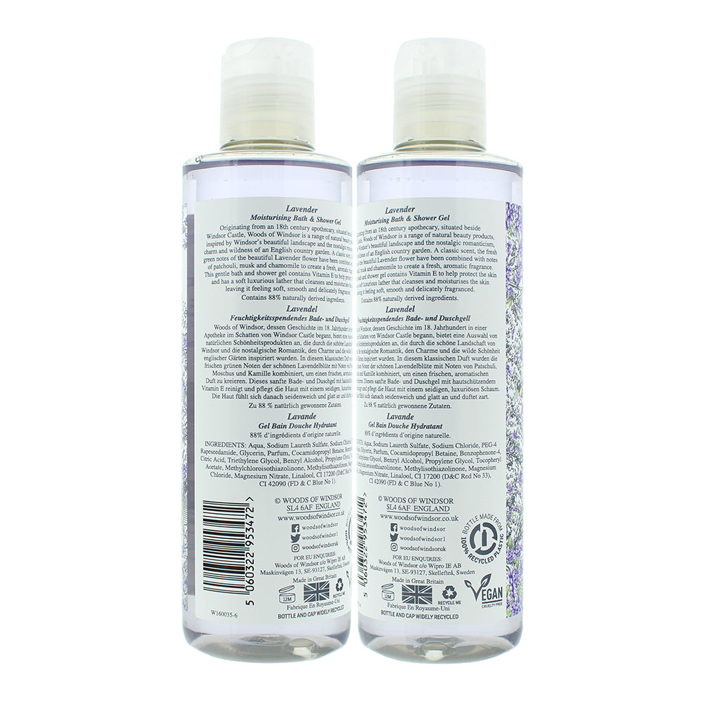Woods Of Windsor Lavender Bath & Shower Gel 250ml