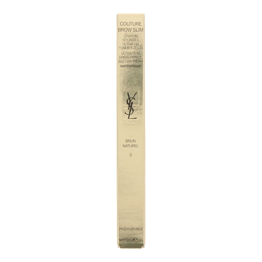 Yves Saint Laurent Couture Brow Slim Brun Naturel 3 Waterproof Brow Pencil 0.05g - Box