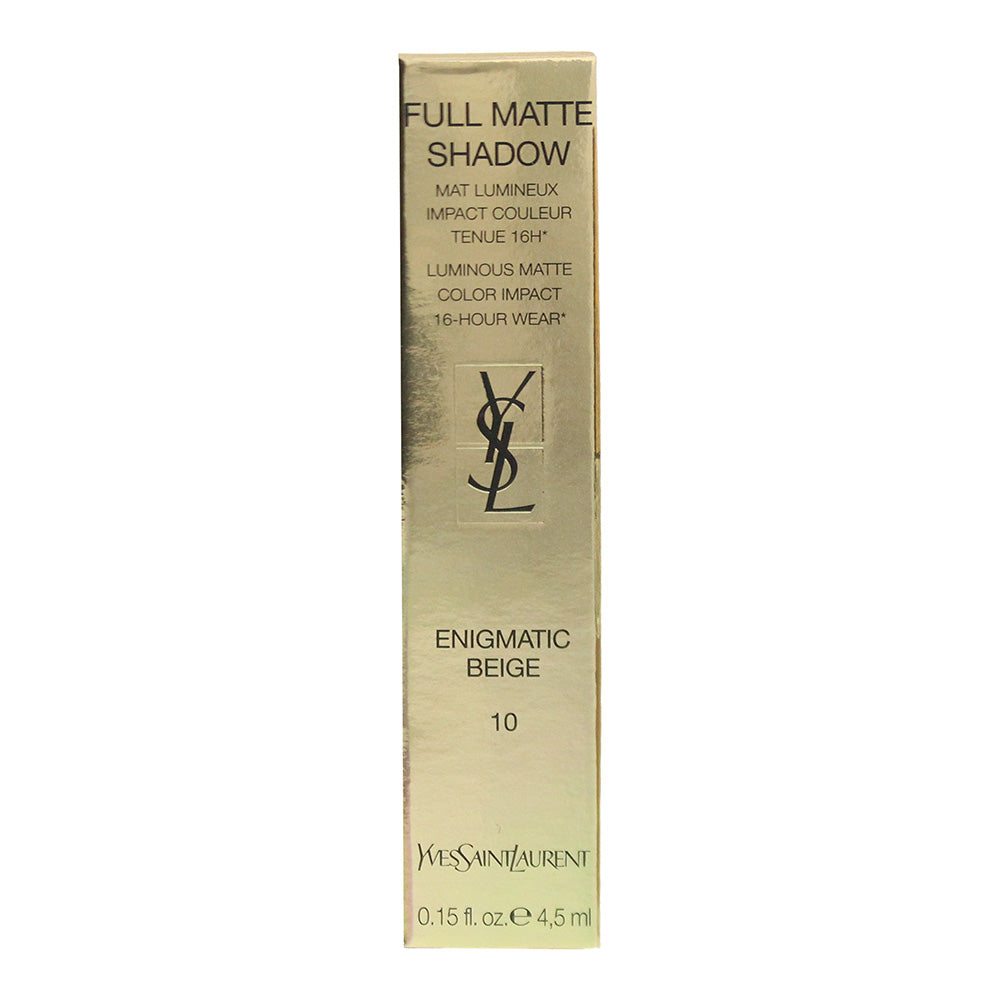 Yves Saint Laurent Full Matte Enigmatic Beige 10 Eyeshadow 4.5ml - Box