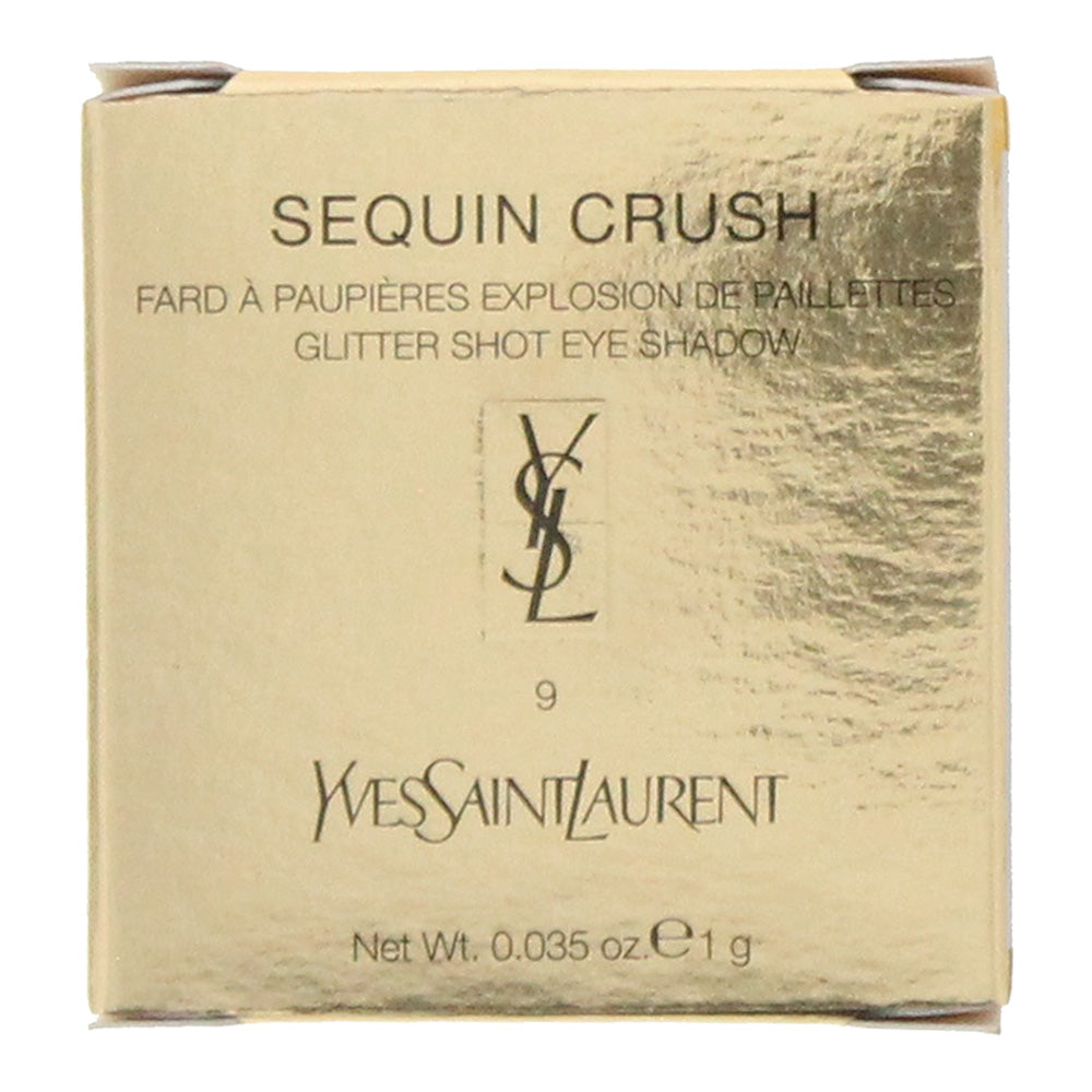 Yves Saint Laurent Sequin Crush Bold Blue 9 Glitter Shot Eyeshadow 1g - Box