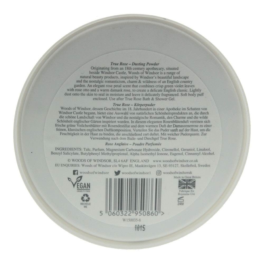 Woods Of Windsor True Rose Dusting Powder 100g