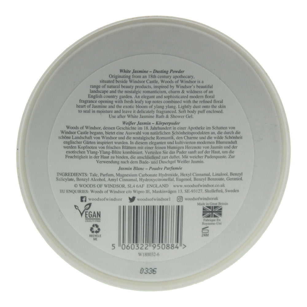 Woods Of Windsor White Jasmine Dusting Powder 100g - Ingredients