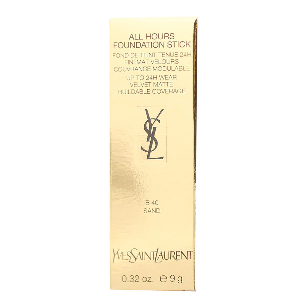 Yves Saint Laurent All Hours B40 Sand Foundation Stick 9g - Box