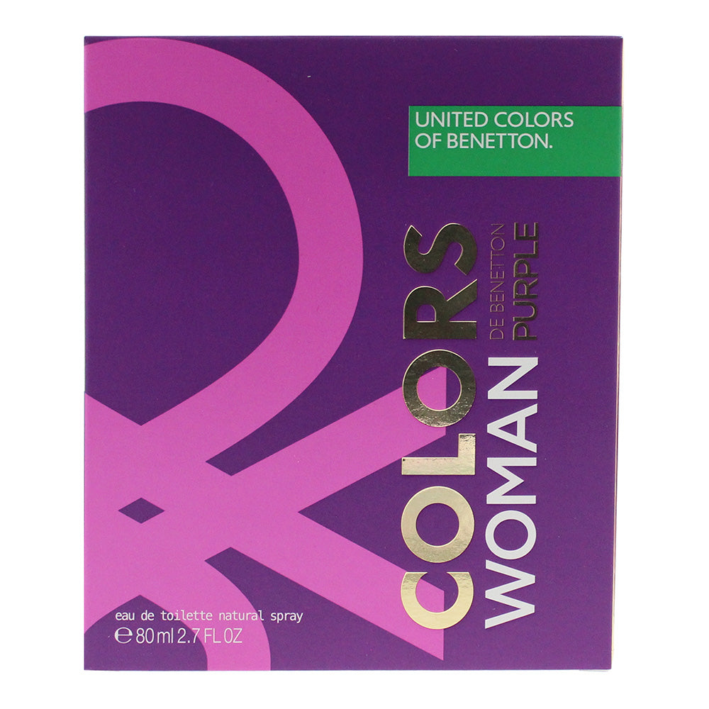 Benetton Colors De Benetton Purple Eau de Toilette 80ml - Box