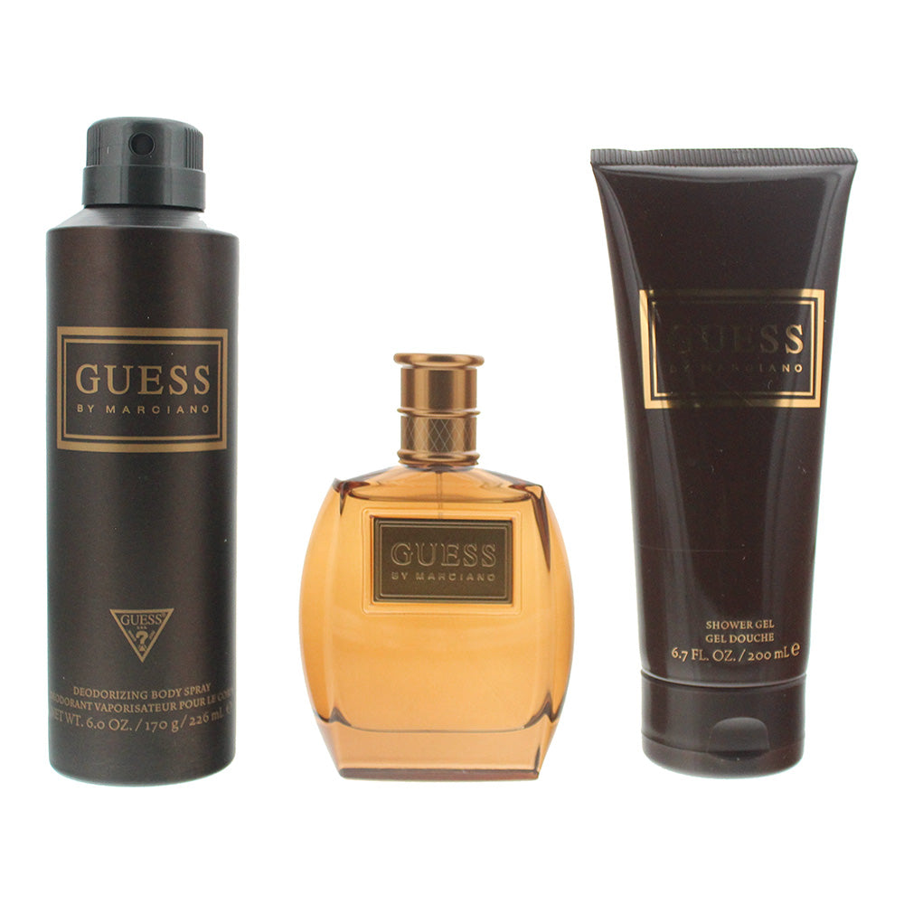 Guess By Marciano Eau de Toilette 3 Piece Gift Set: Eau de Toilette 100ml - Deod - Product