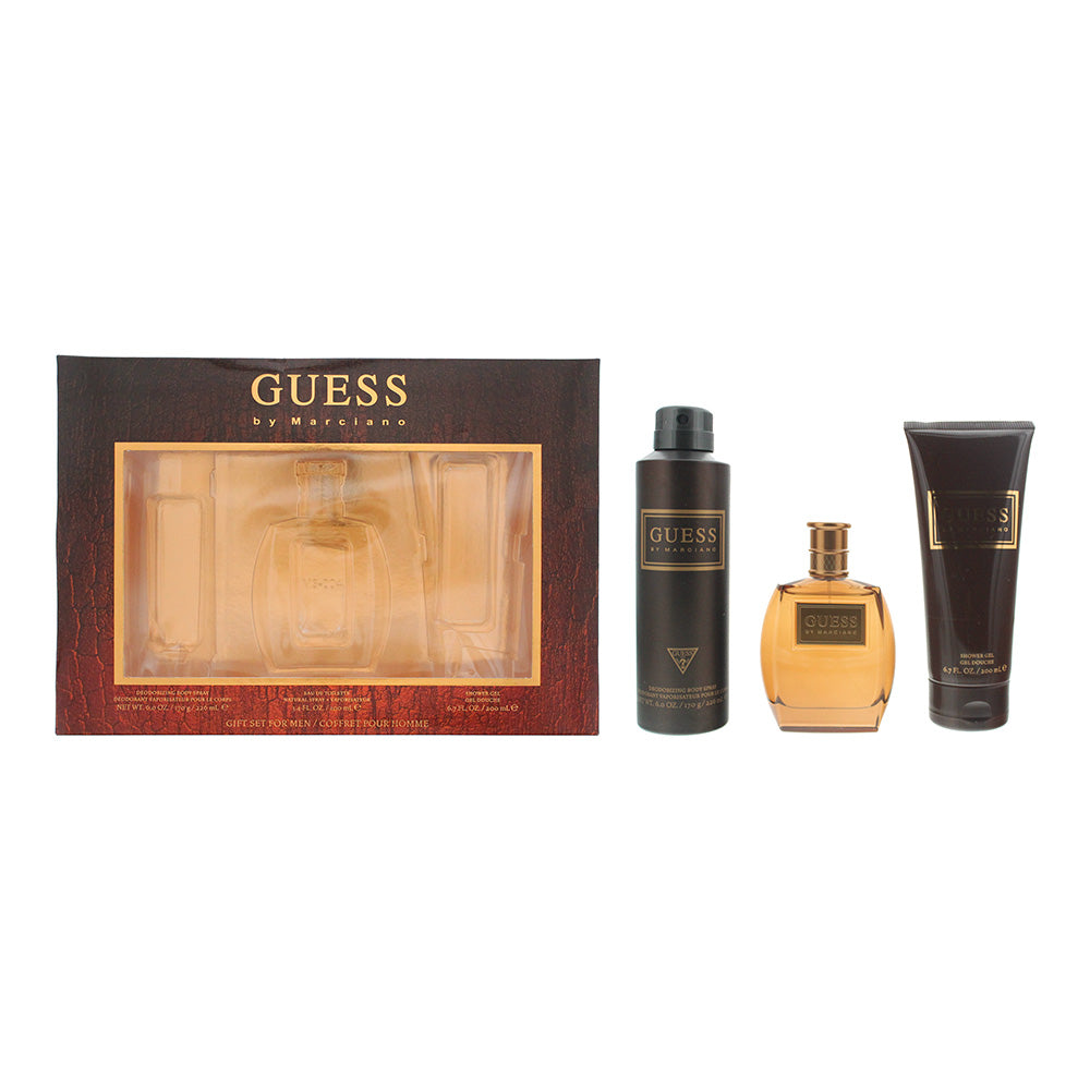 Guess By Marciano Eau de Toilette 3 Piece Gift Set: Eau de Toilette 100ml - Deod