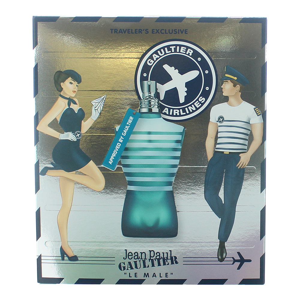 Jean Paul Gaultier Le Male 2 Piece Gift Set: Eau de Toilette 125ml - Eau de Toil - Box