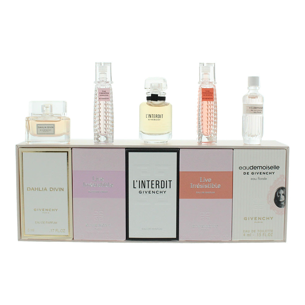 Givenchy 5 Piece Gift Set: Eau de Toilette Eaudemoiselle De Givenchy Eau Florale