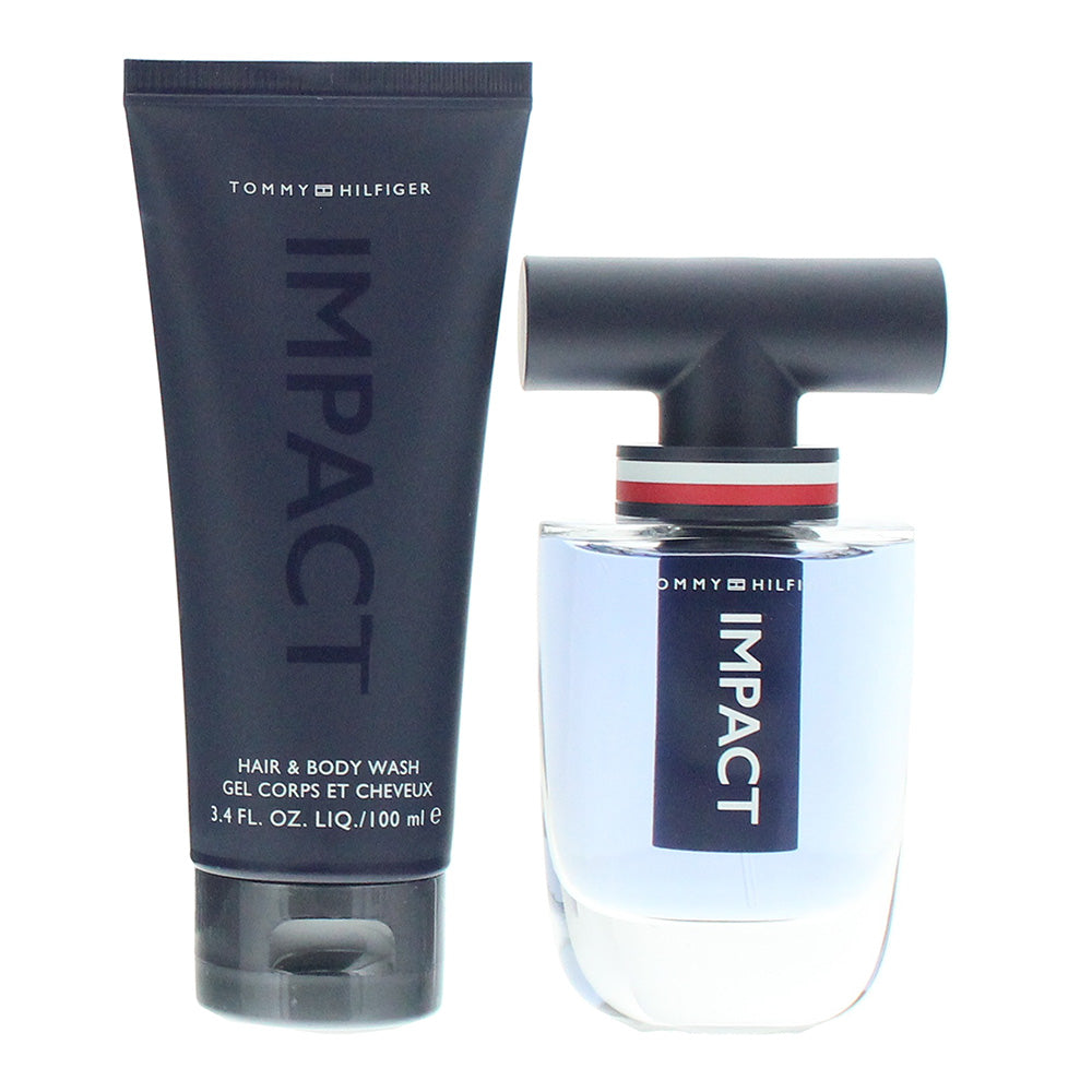 Tommy Hilfiger Impact 2 Piece gift Set: Eau de Toilette 50ml - Body Wash 100ml - Product