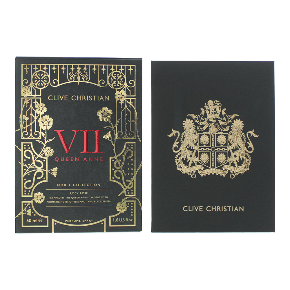 Clive Christian Noble Collection VII Queen Anne Rock Rose Parfum 50ml - Box