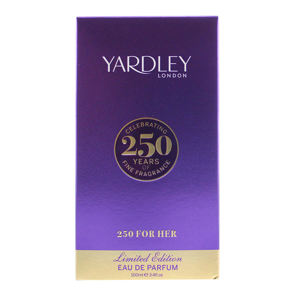 Yardley 250 For Her Limited Edition Eau de Parfum 100ml - Box