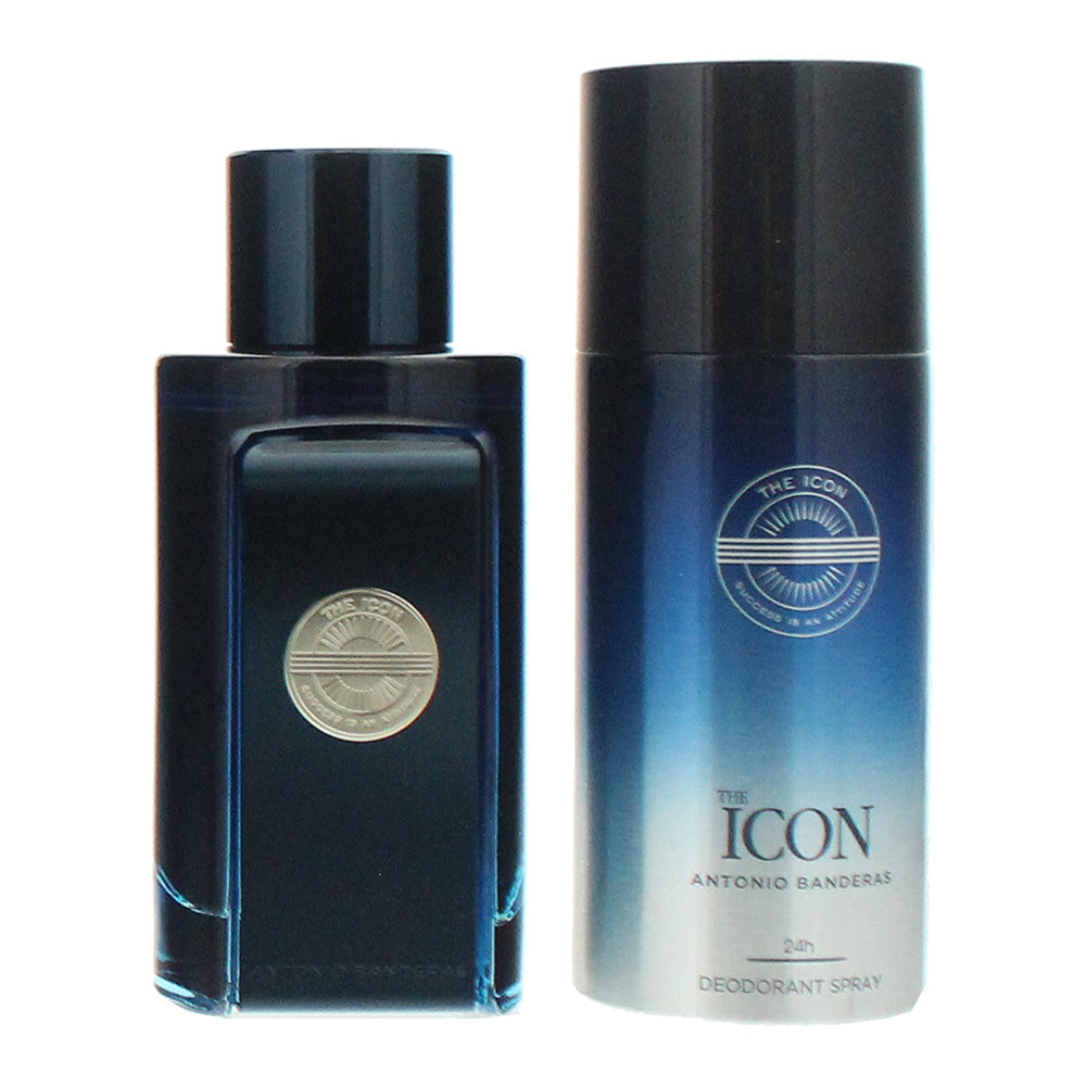 Antonio Banderas The Icon 2 Piece Gift Set: Eau de Toilette 100ml - Deodorant Sp - Product