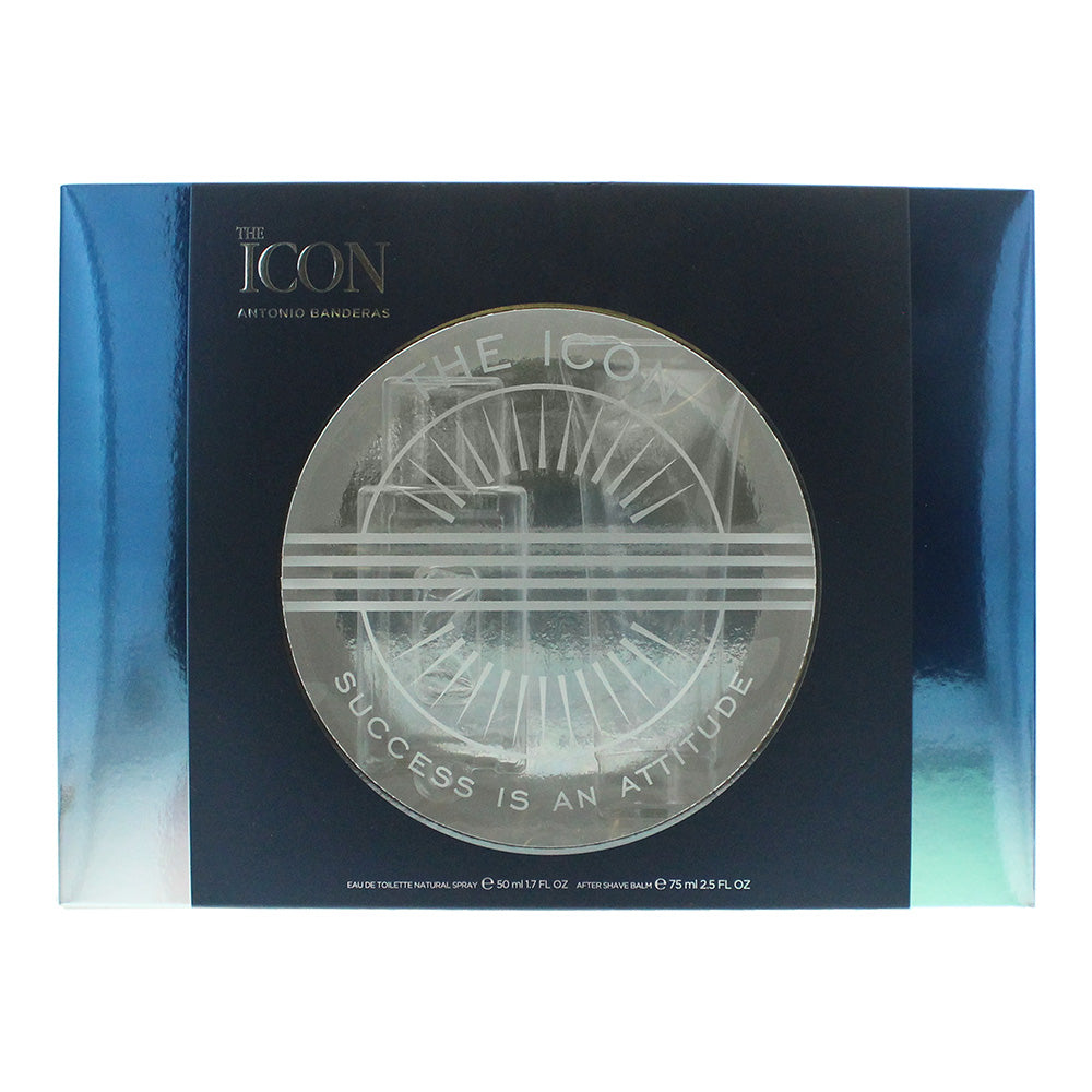 Antonio Banderas The Icon 2 Piece Gift Set: Eau de Toilette 50ml - Aftershave Ba - Box