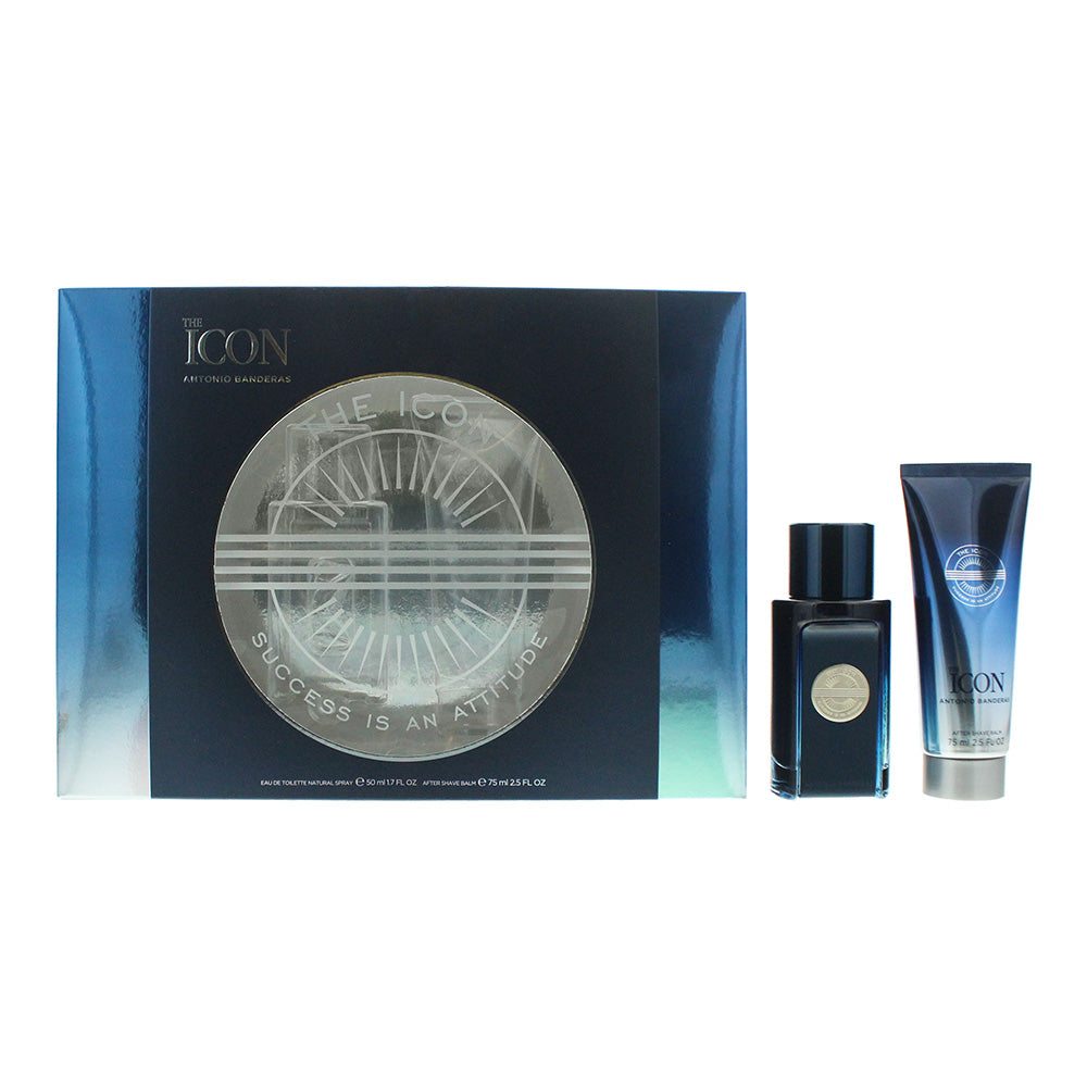 Antonio Banderas The Icon 2 Piece Gift Set: Eau de Toilette 50ml - Aftershave Ba