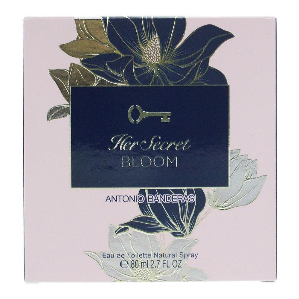Antonio Banderas Her Secret Bloom Eau de Toilette 80ml - Box