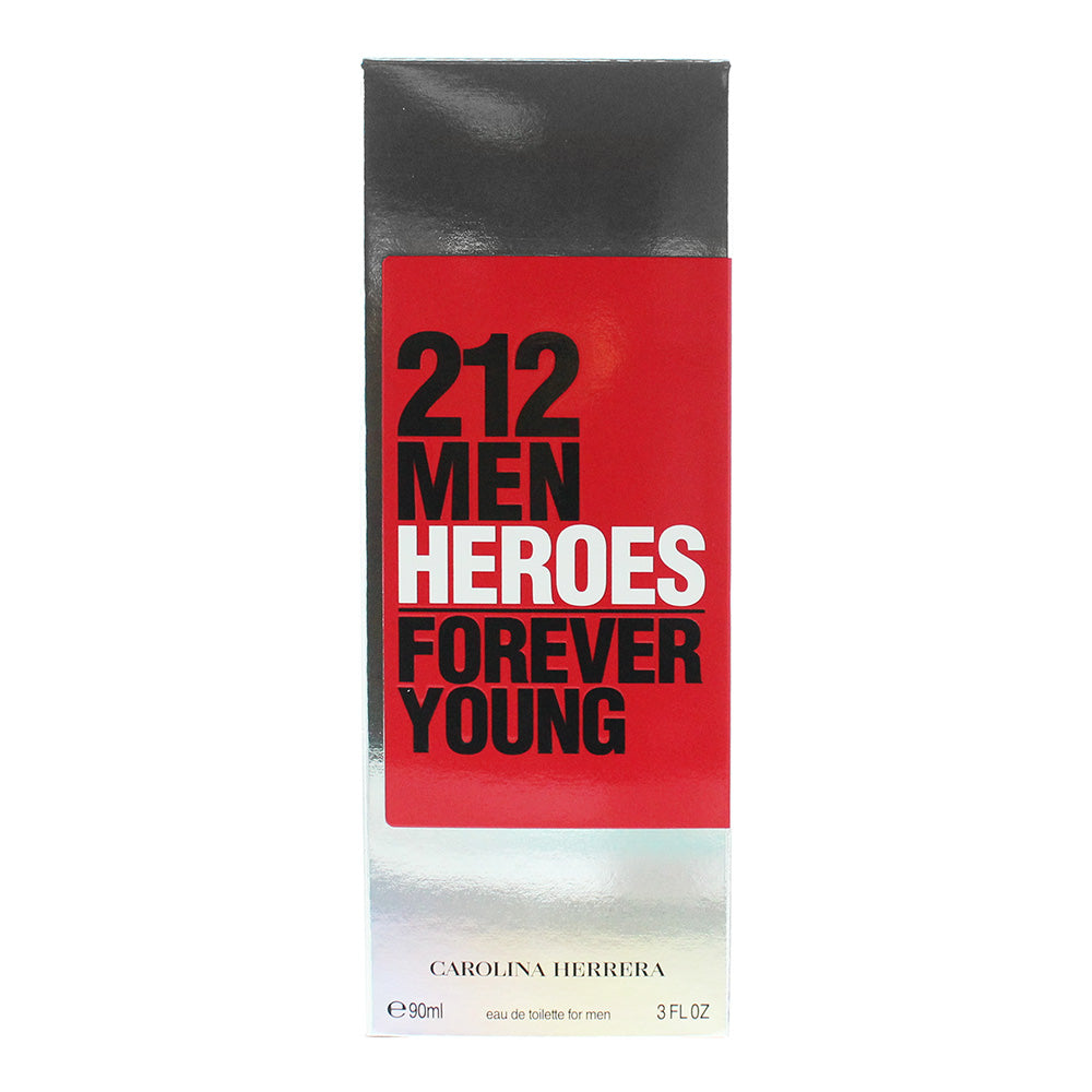 Carolina Herrera 212 Men Heroes Forever Young Eau de Toilette 90ml - Box