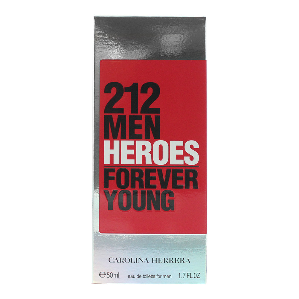 Carolina Herrera 212 Men Heroes Forever Young Eau de Toilette 50ml - Box
