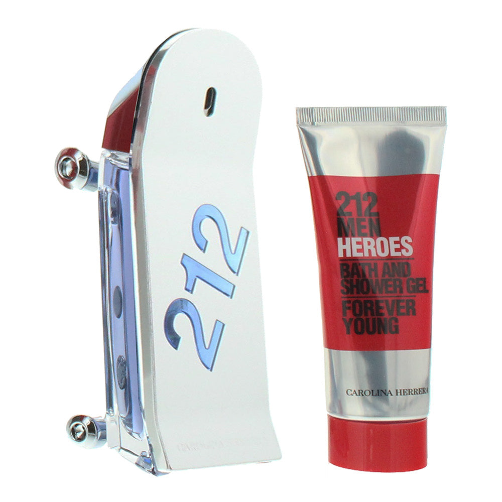 Carolina Herrera 212 Heroes 2 Piece Gift Set: Eau de Toilette 90ml - Body Wash 1 - Product