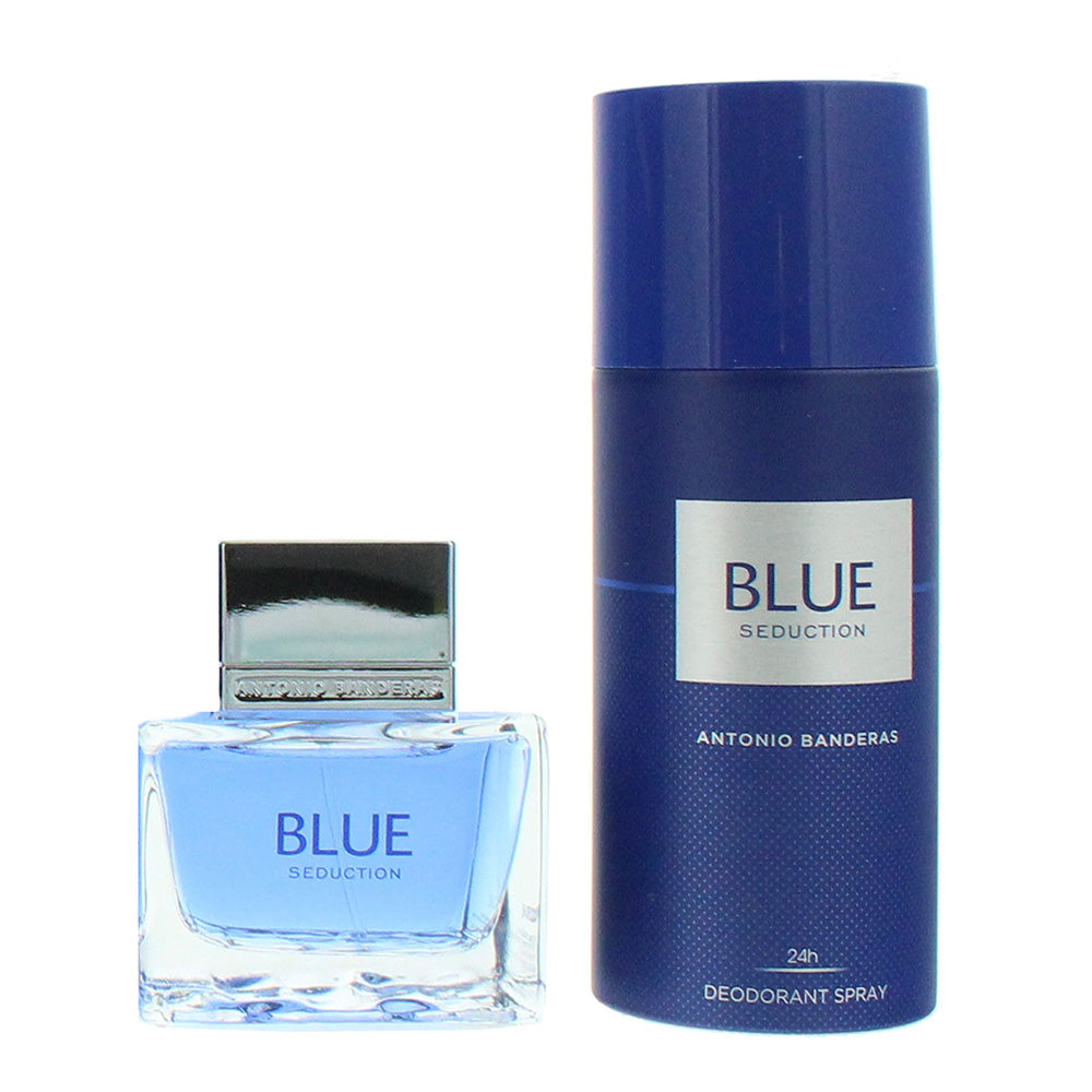 Antonio Banderas Blue Seduction 2 Piece Gift Set: Eau de Toilette 50ml - Deodora - Product