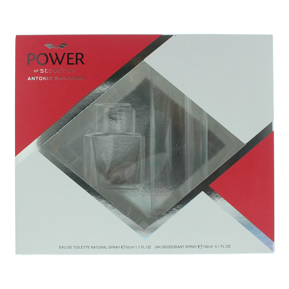 Antonio Banderas Power of Seduction 2 Piece Gift Set: Eau de Toilette 50ml - Deo - Box