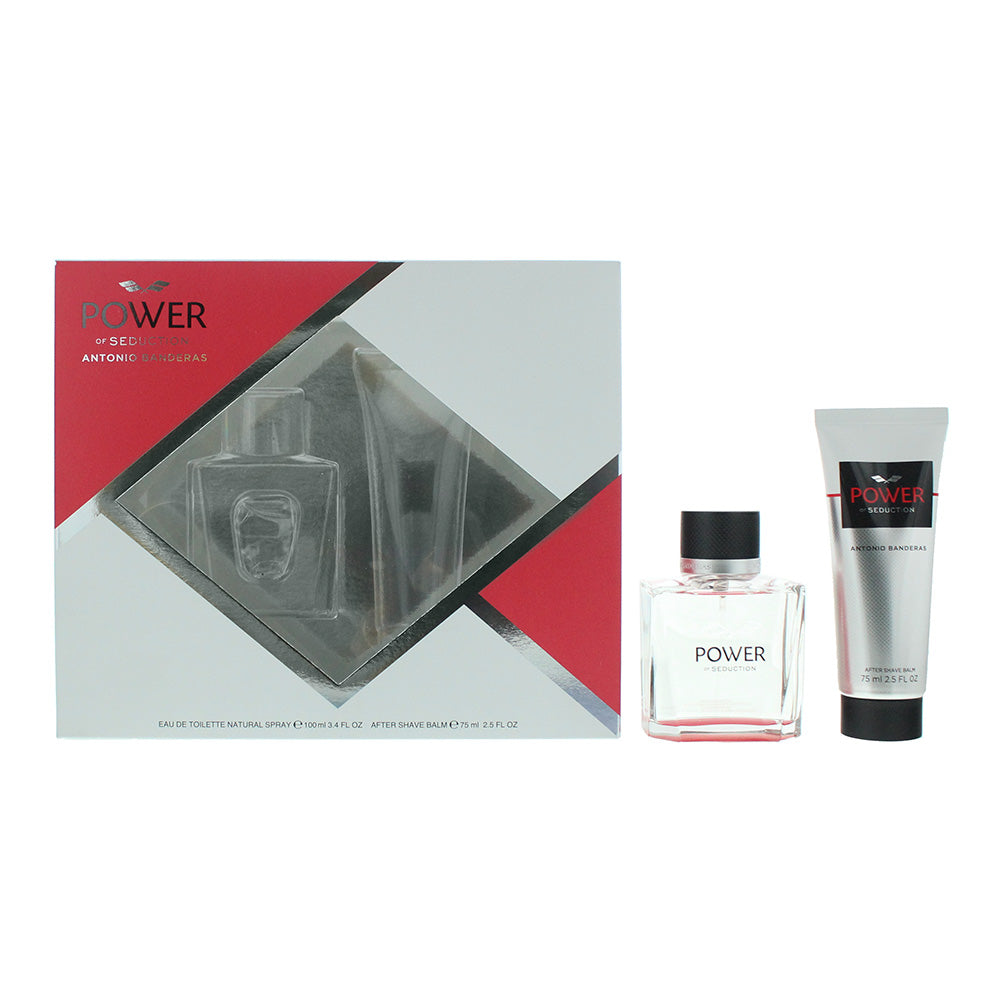 Antonio Banderas Power of Seduction 2 Piece Gift Set: Eau de Toilette 100ml - Af