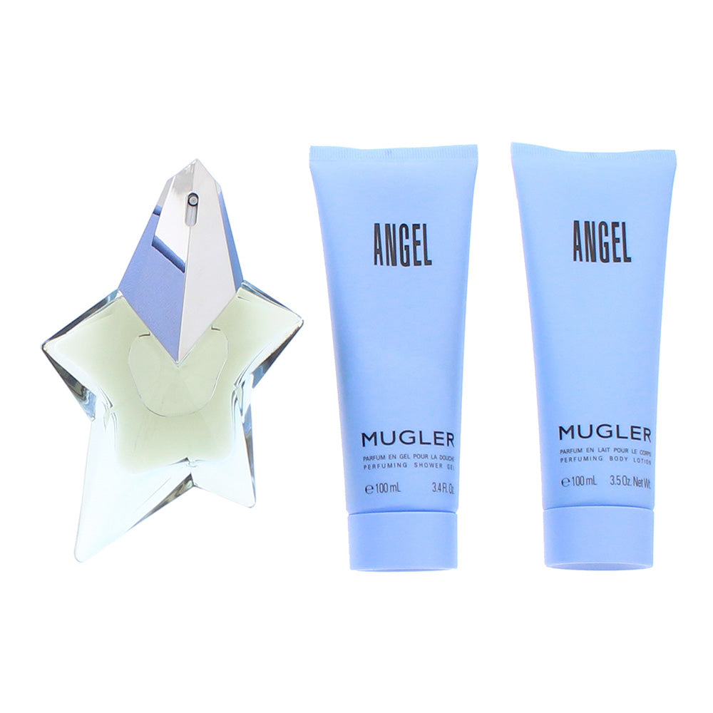 Mugler Angel Luxury 3 Piece Eau de Parfum 50ml -  Shower Gel 100ml -  Body Lotio - Product