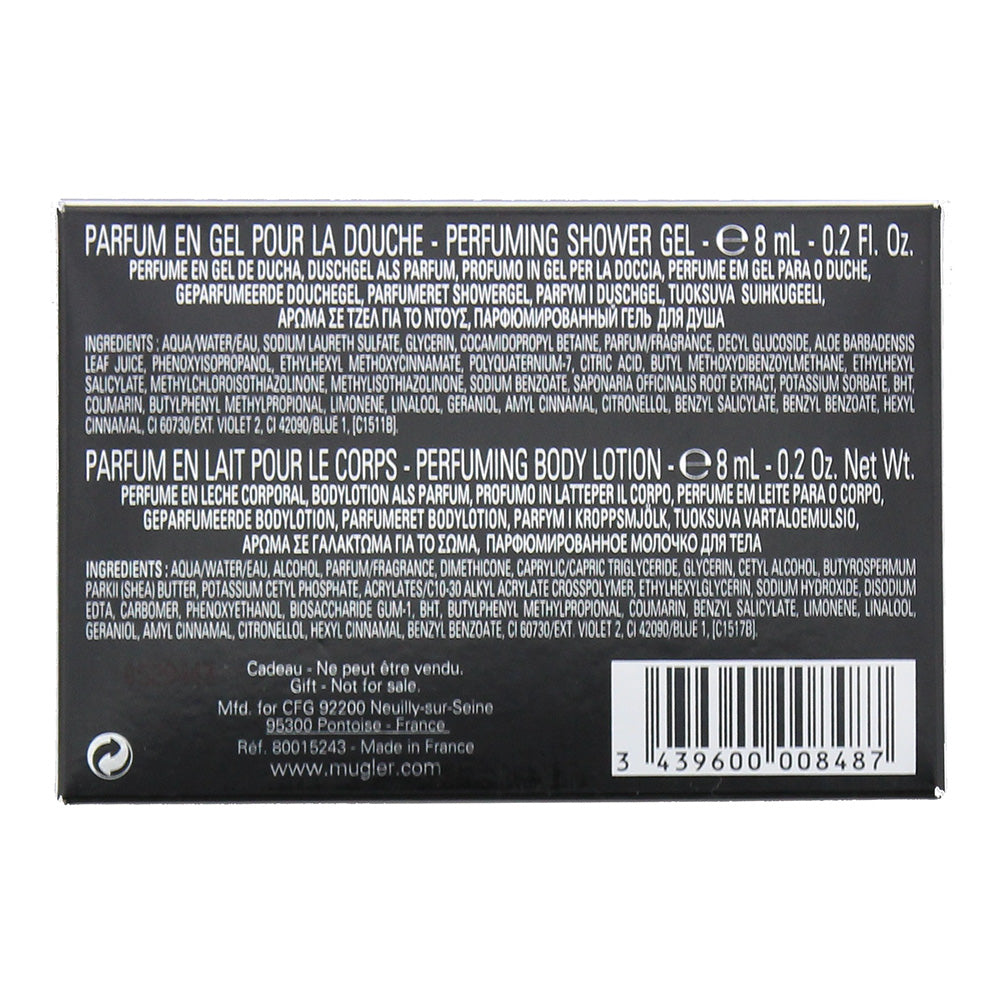 Mugler Angel 2 Piece Shower Gel 8ml -  Body Lotion 8ml Not For Sale