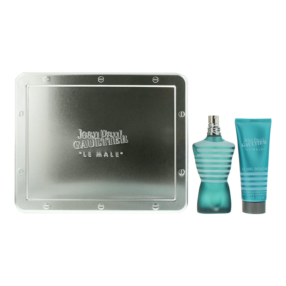 Jean Paul Gaultier Le Male 2 Piece Gift Set: Eau De Toilette 75ml - Shower Gel 75ml