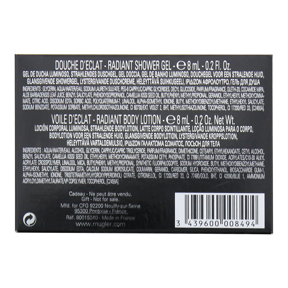 Mugler Alien 2 Piece Shower Gel 8ml -  Body Lotion 8ml